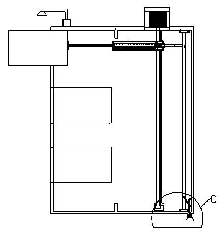 Drawer type power control cabinet assembly with lighting device