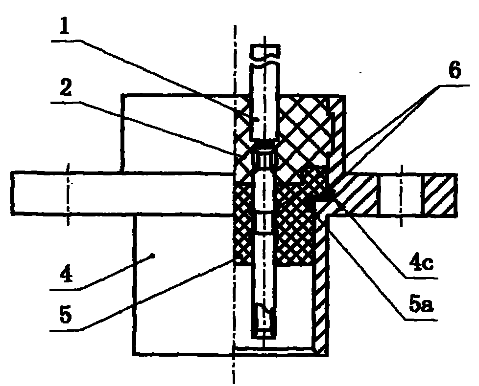 Glue-sealed type electric connector