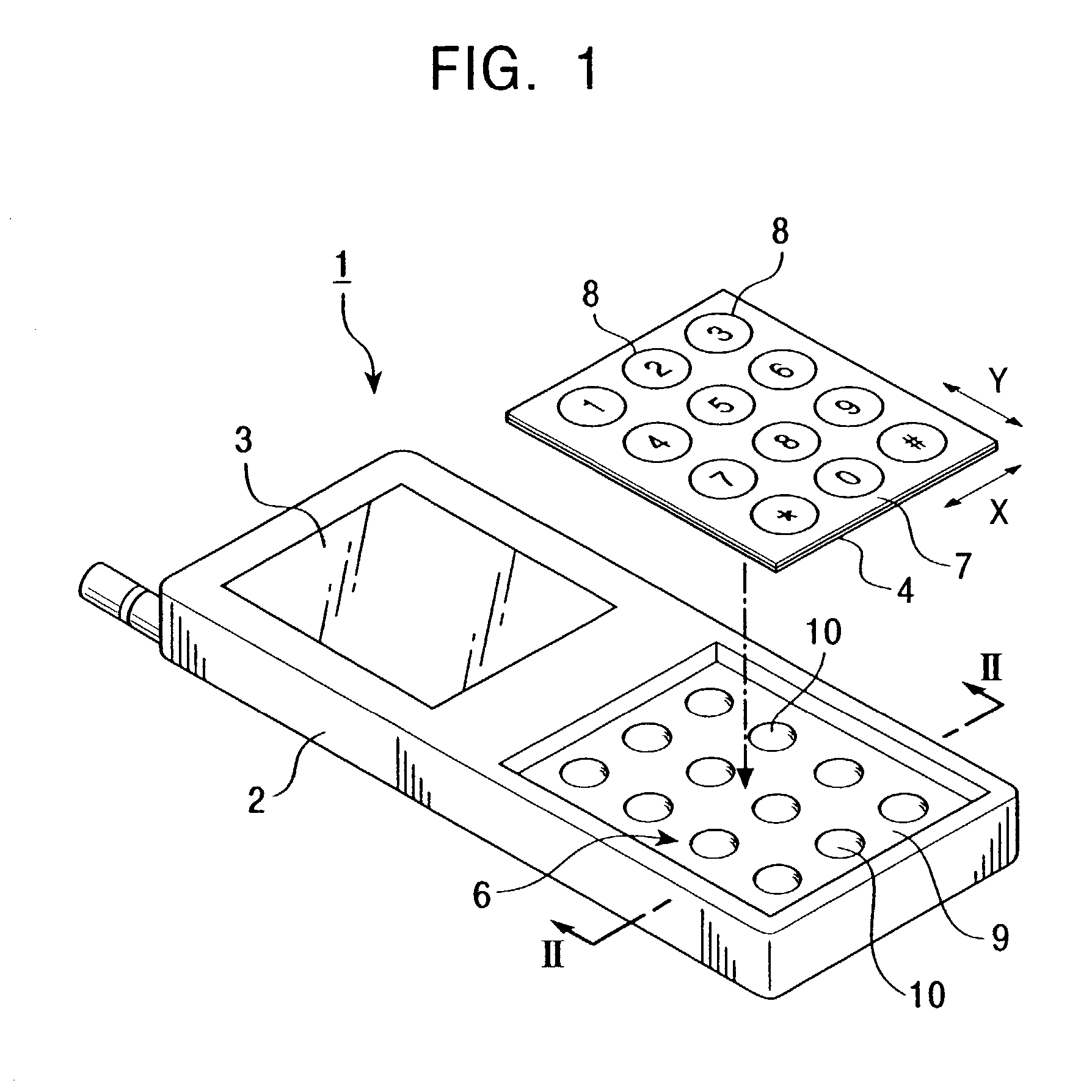 Input apparatus for performing input operation corresponding to indication marks and coordinate input operation on the same operational plane