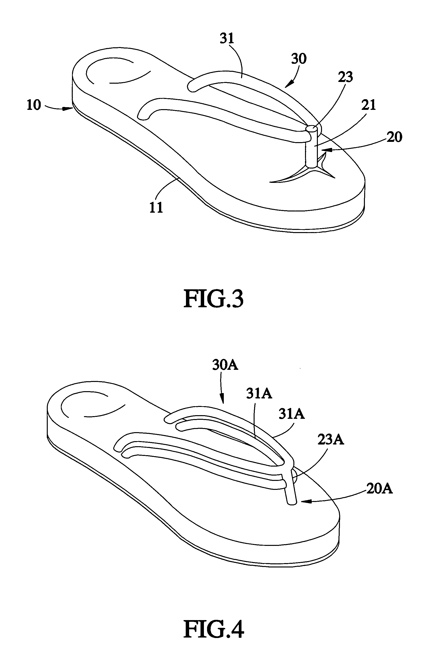 Footwear with improved straps