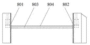 Warp printing module oriented to sizing machine