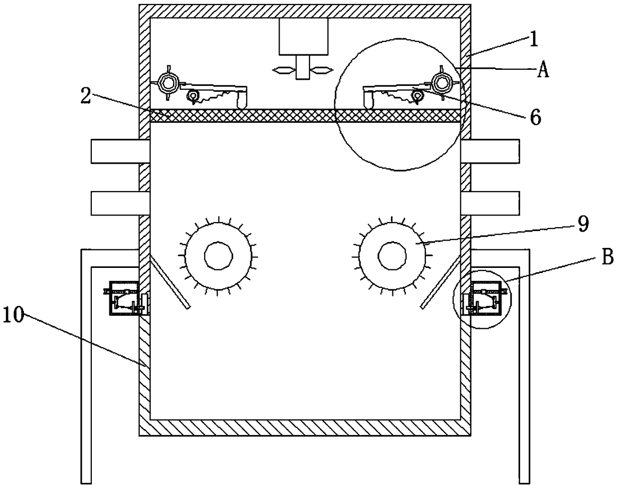 Environment-friendly dust collecting device