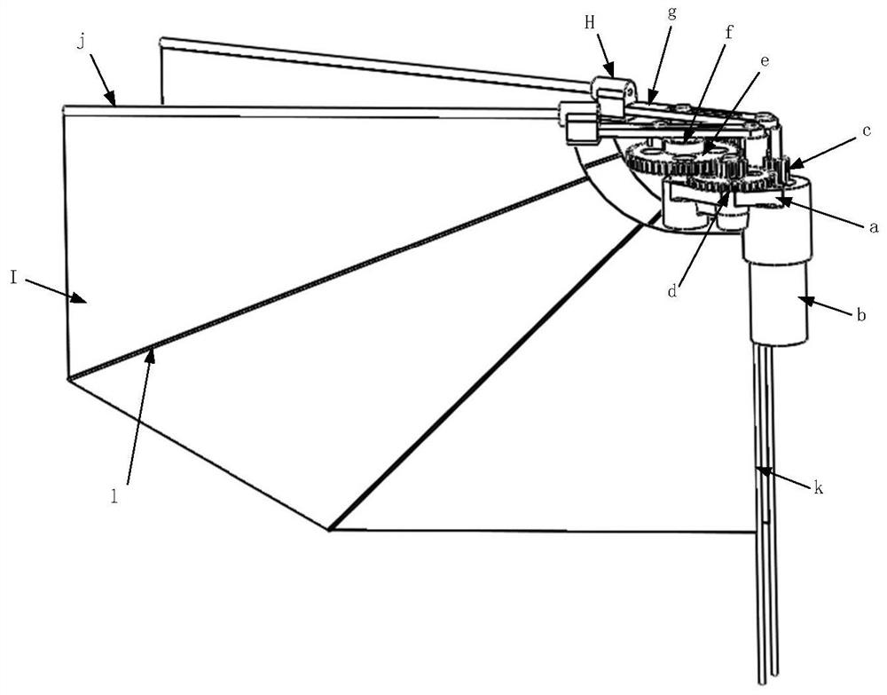 Hovering type miniature bionic double-flapping-wing flying robot