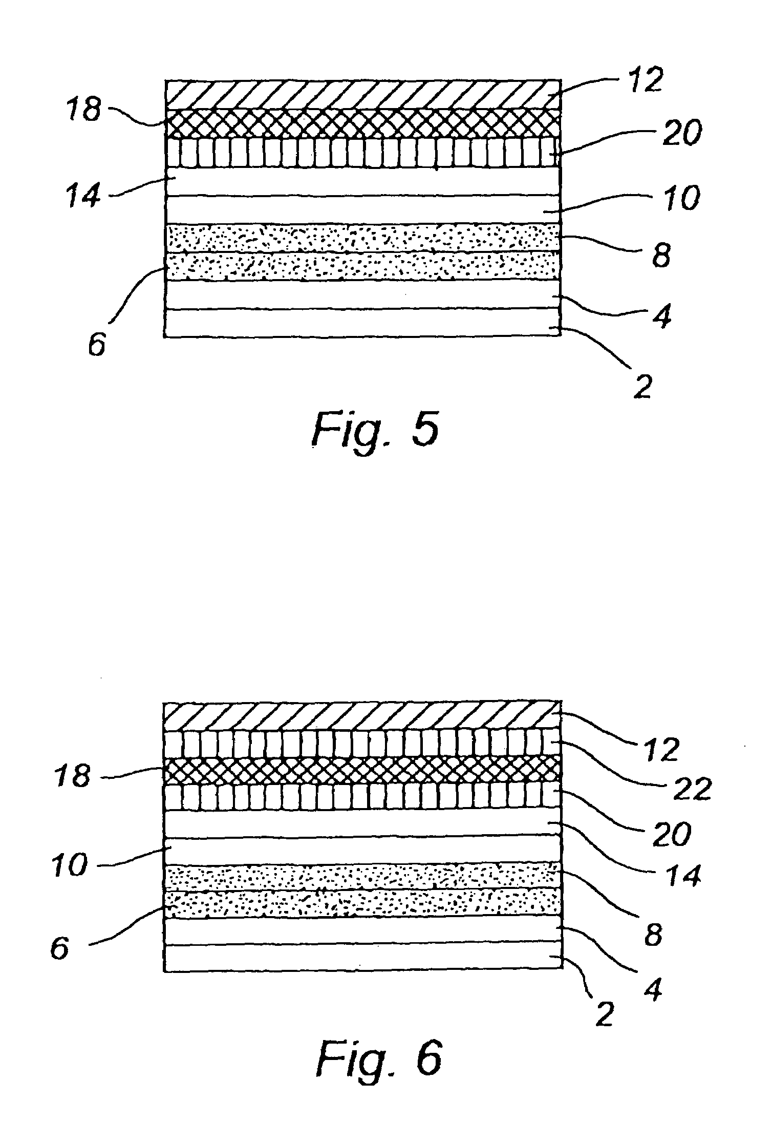 Organic light-emitting devices including specific barrier layers