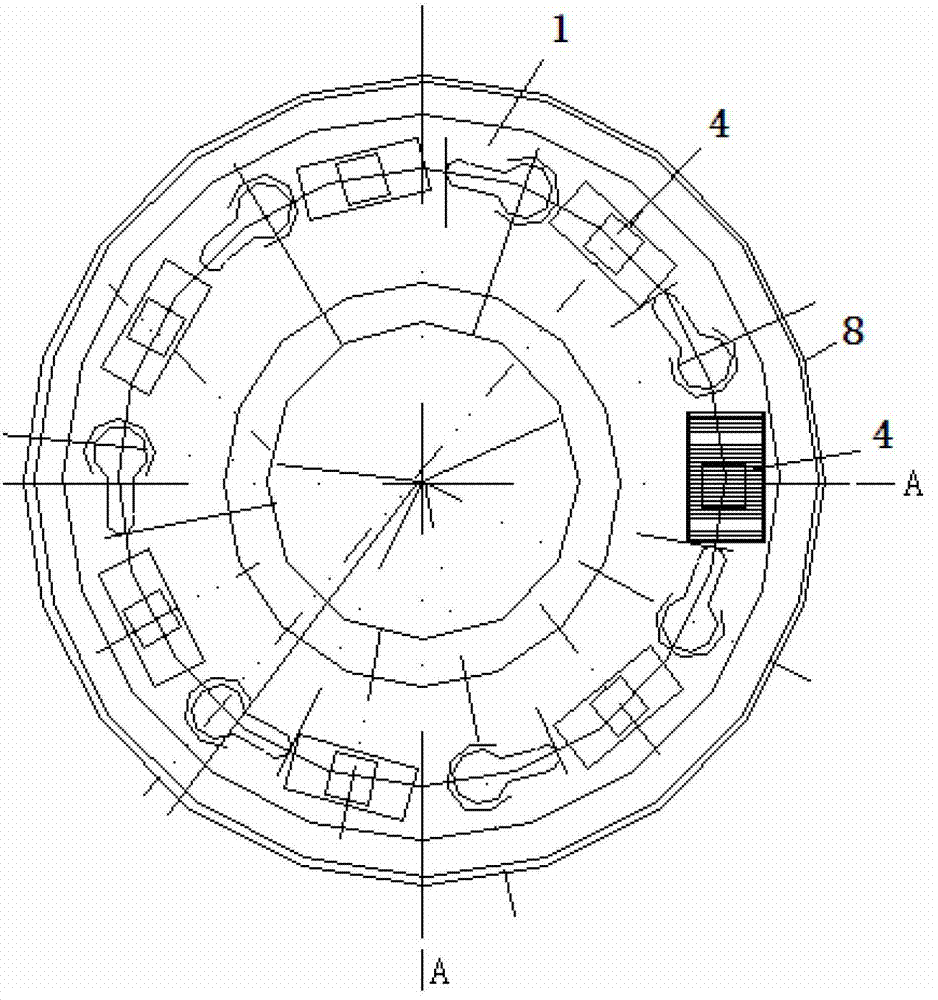 Construction method for quick joint of prestressed concrete tubular pile and special bending test device