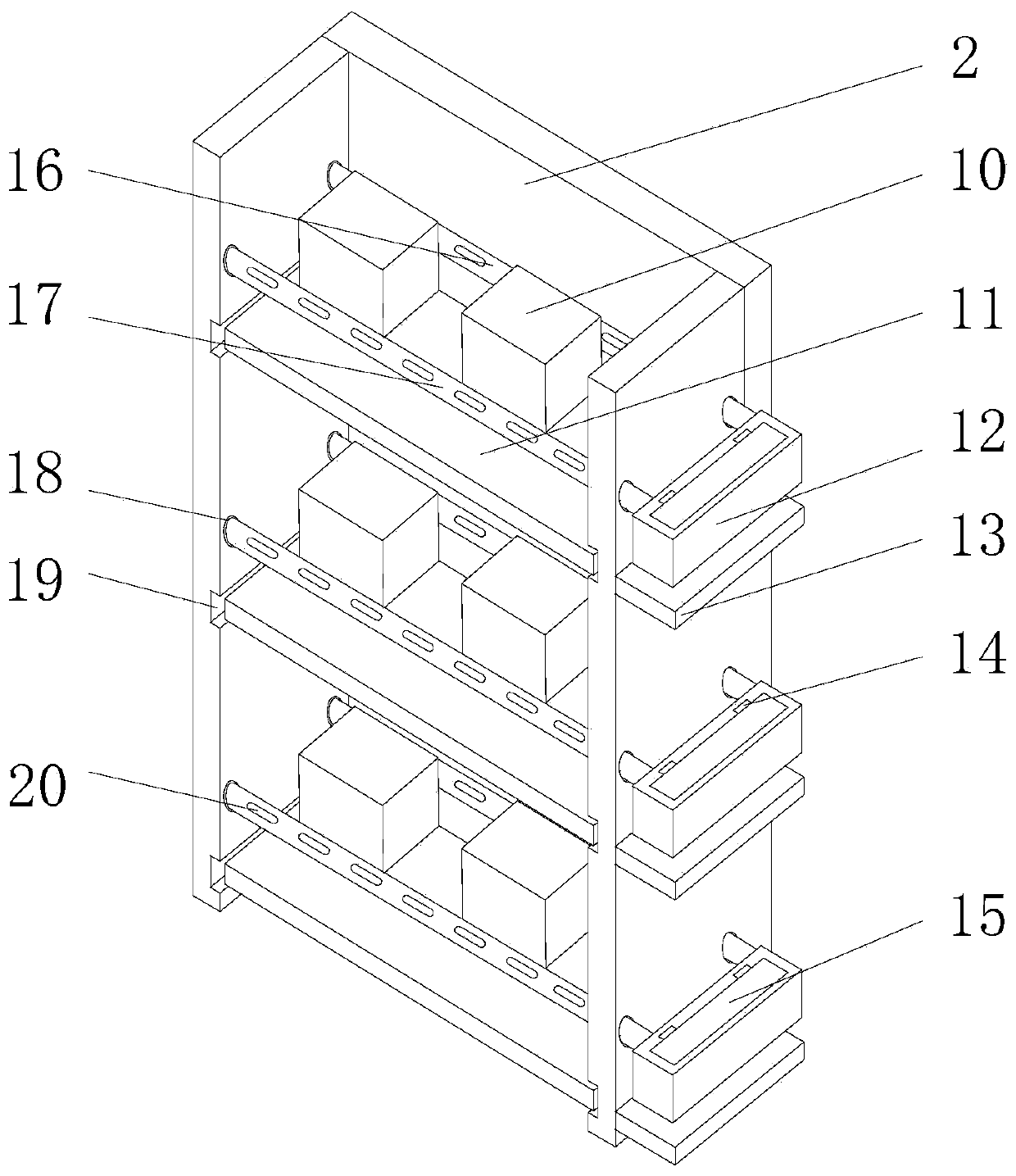 Cold-chain transportation device capable of measuring and monitoring in real time