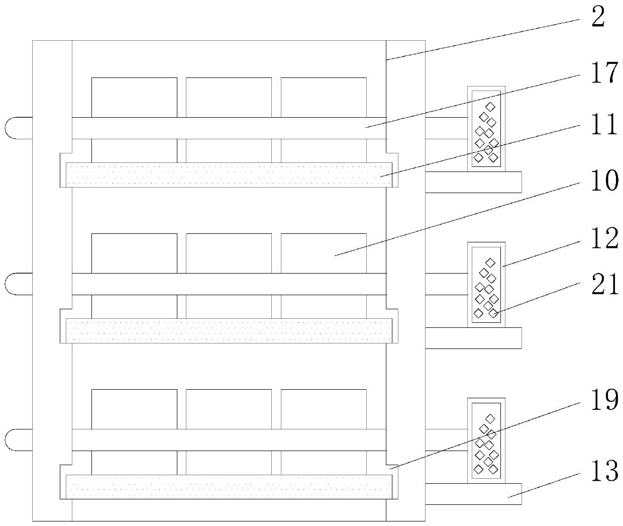 Cold-chain transportation device capable of measuring and monitoring in real time