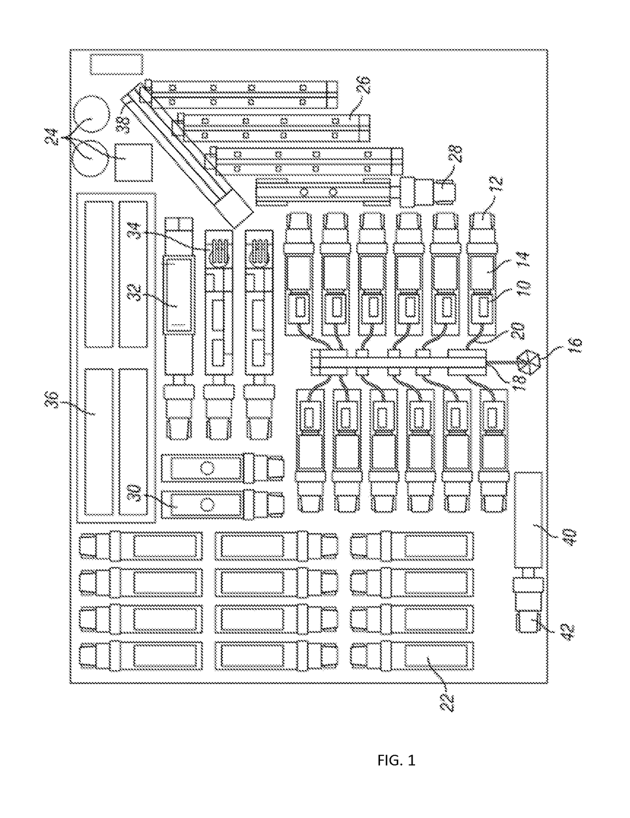 System for centralized monitoring and control of electric powered hydraulic fracturing fleet