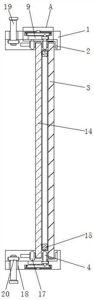 A double-layer curtain wall with locking connection structure