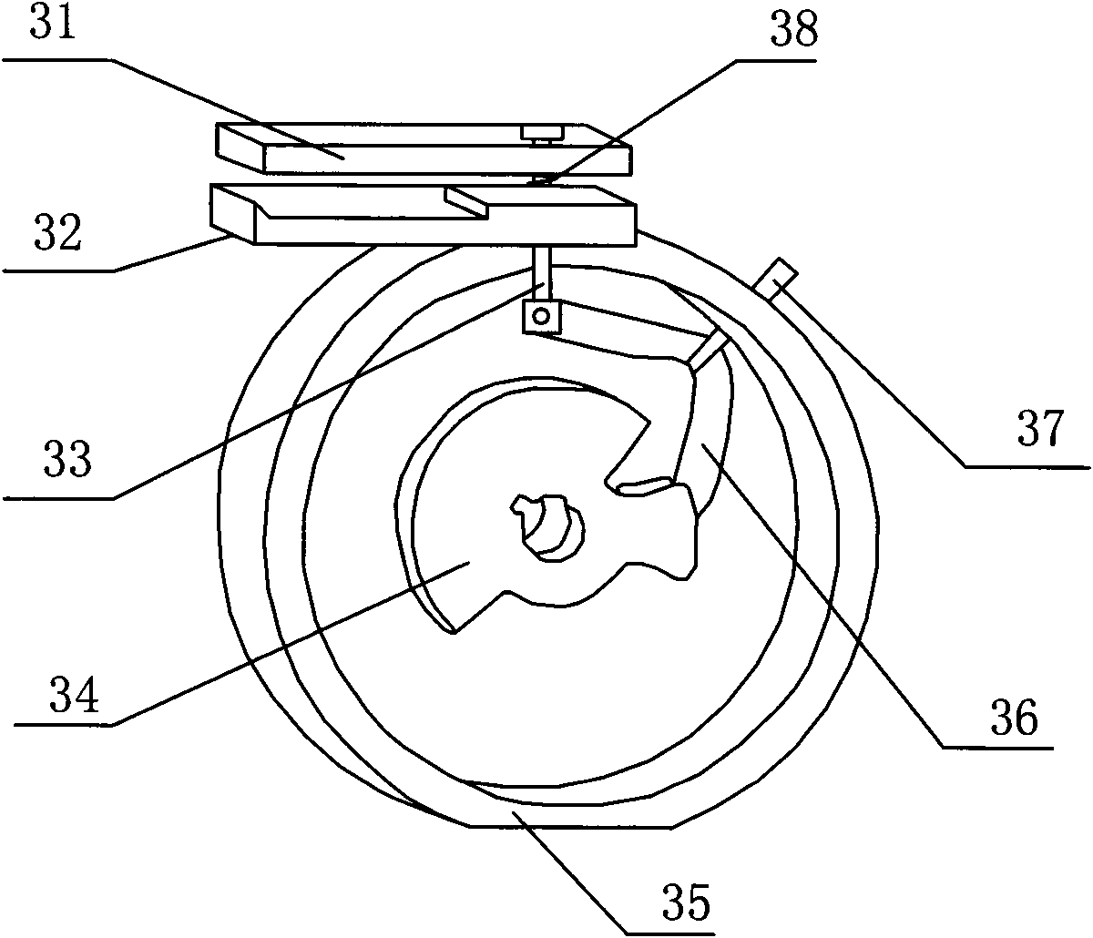 Microscopic slide automatic feeding device