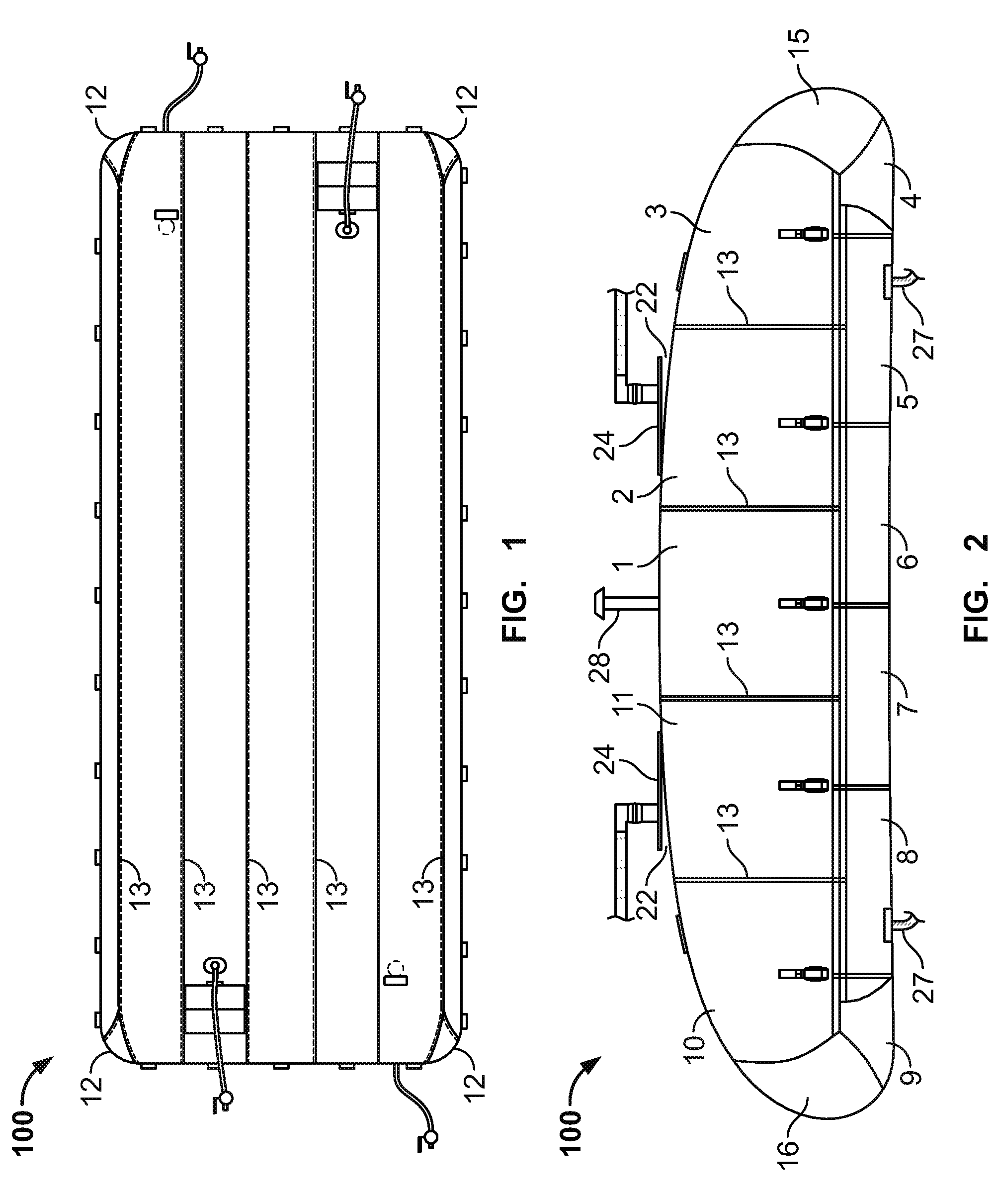 Flexible storage tank