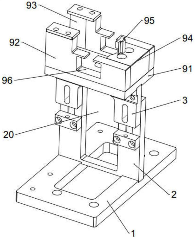 Bush identification device and identification method