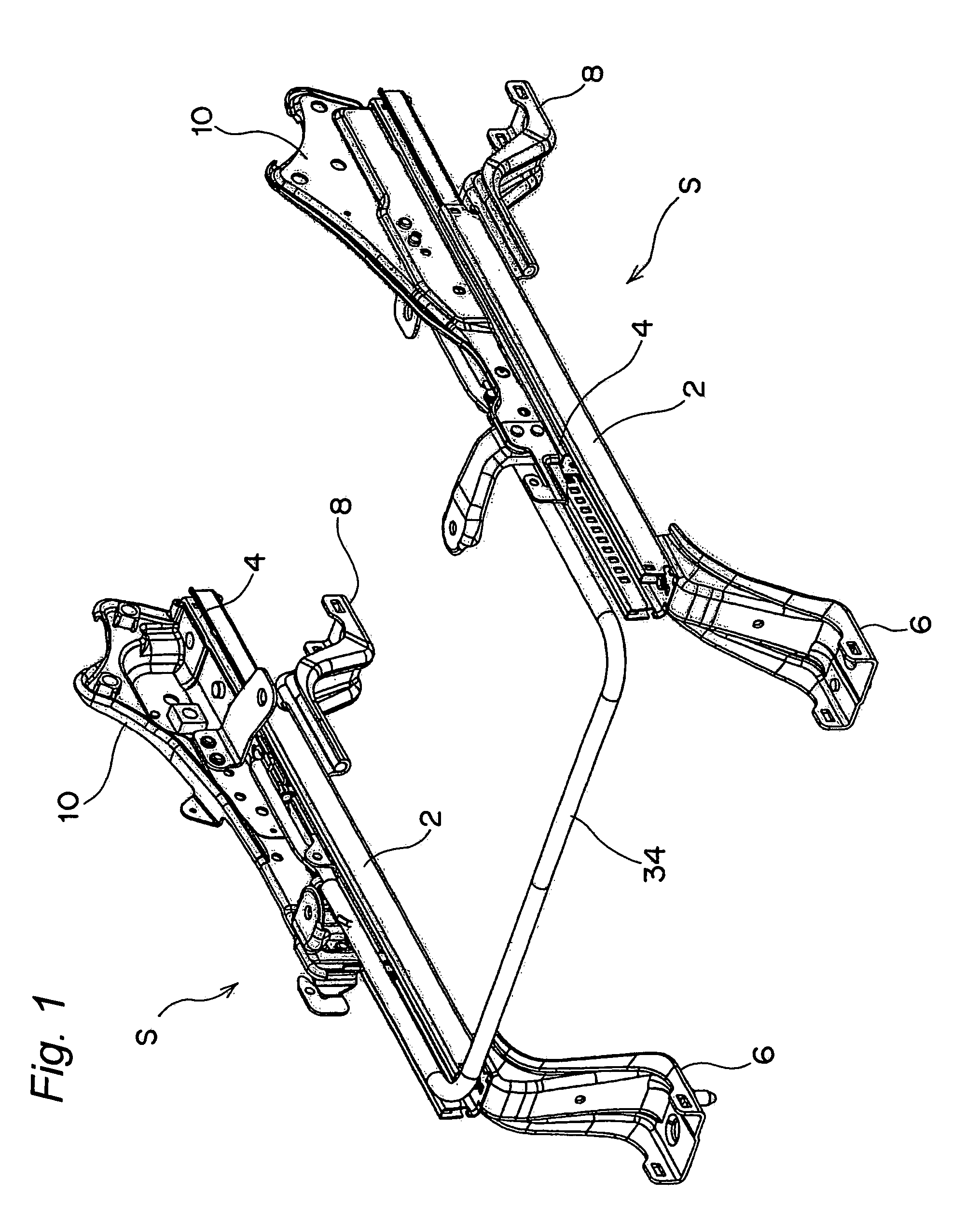 Automobile slide adjuster