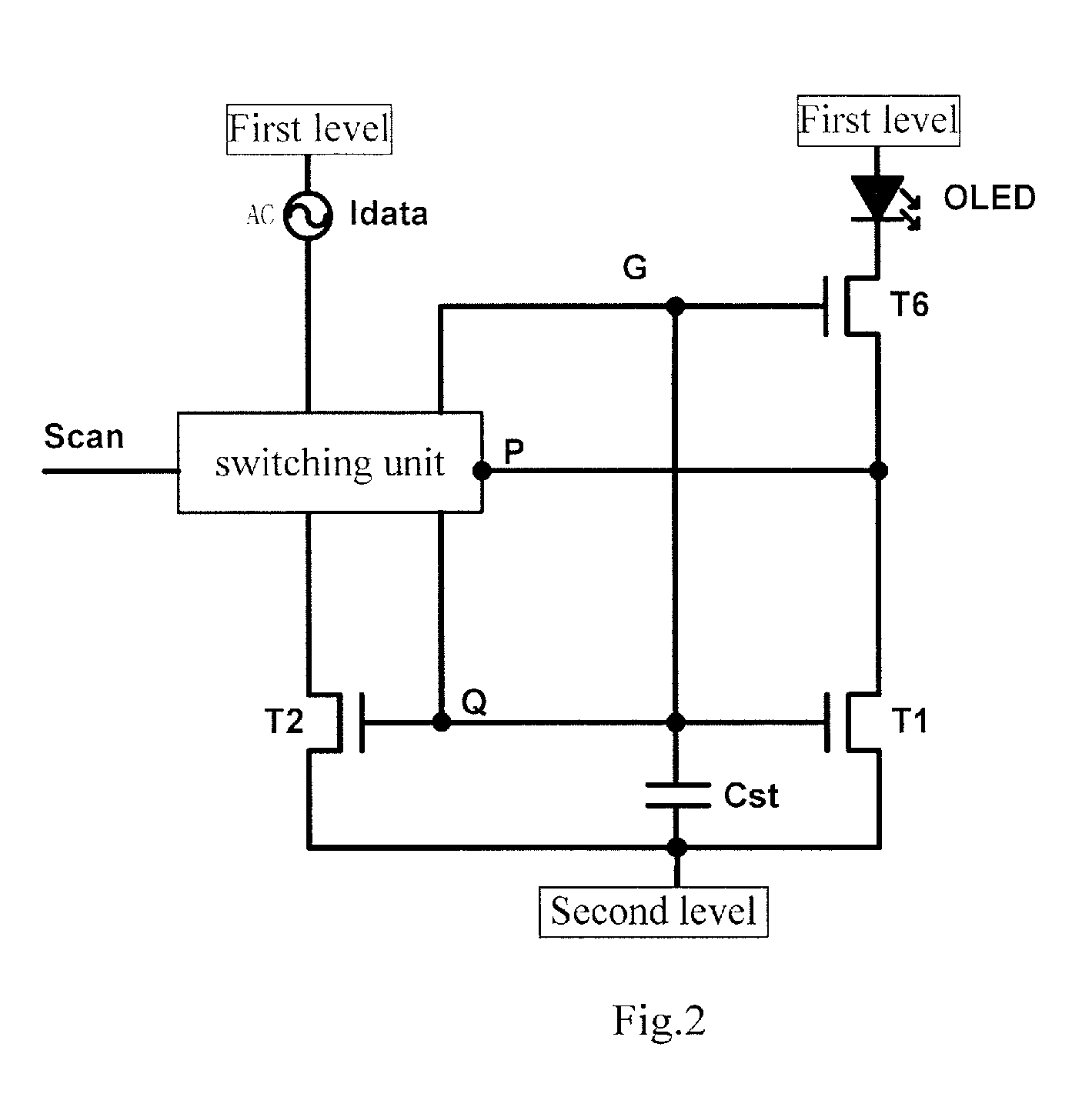 Driving circuit and method for pixel unit, pixel unit and display apparatus