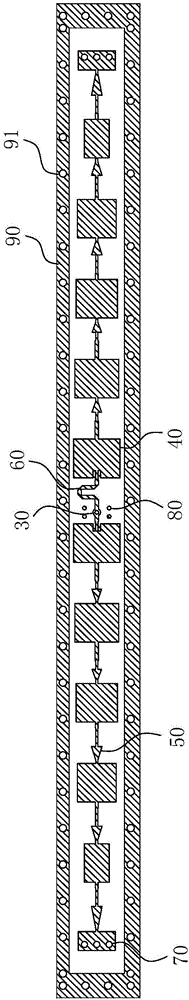 Series feed microstrip array antenna