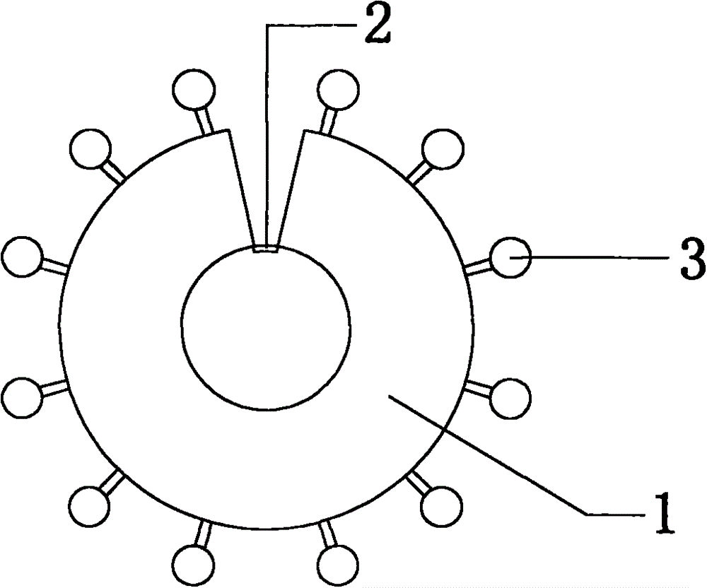 Clamping type rolling wheel for fire hose