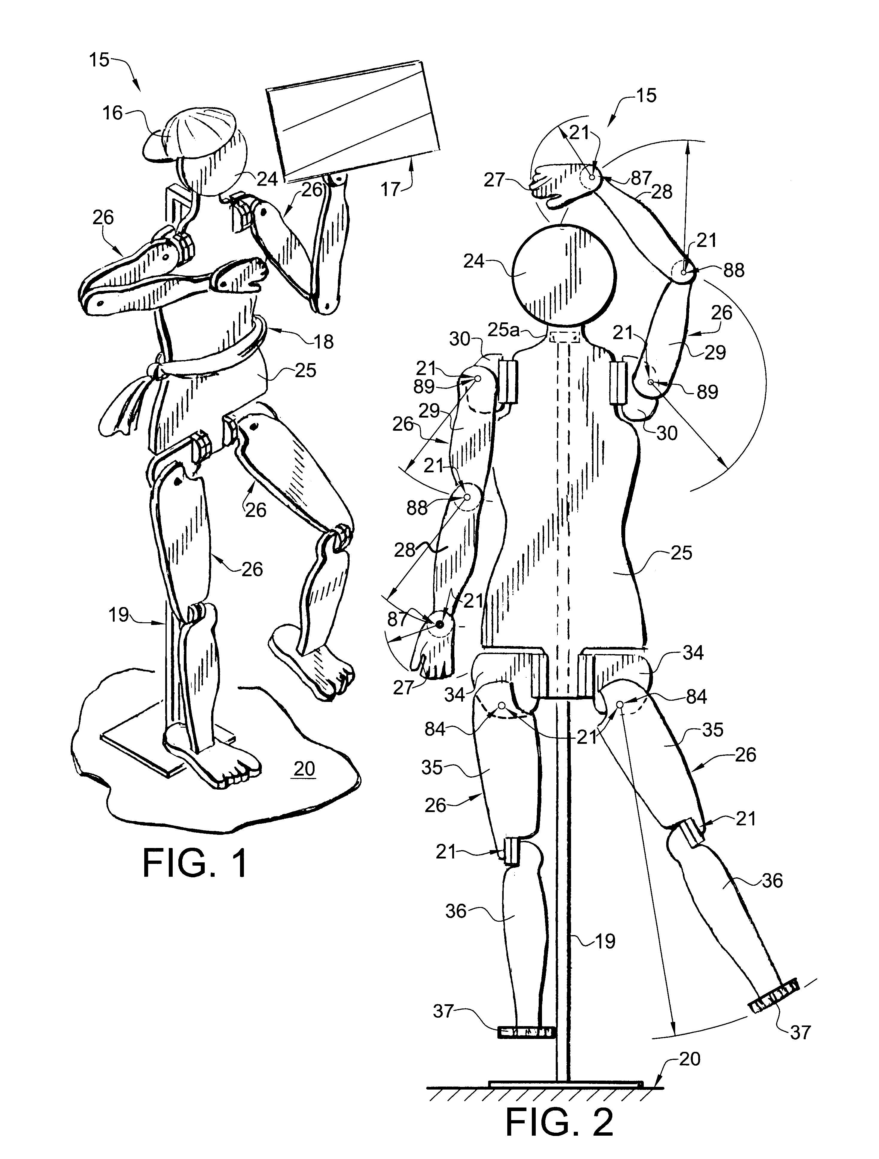 Human-figure display system