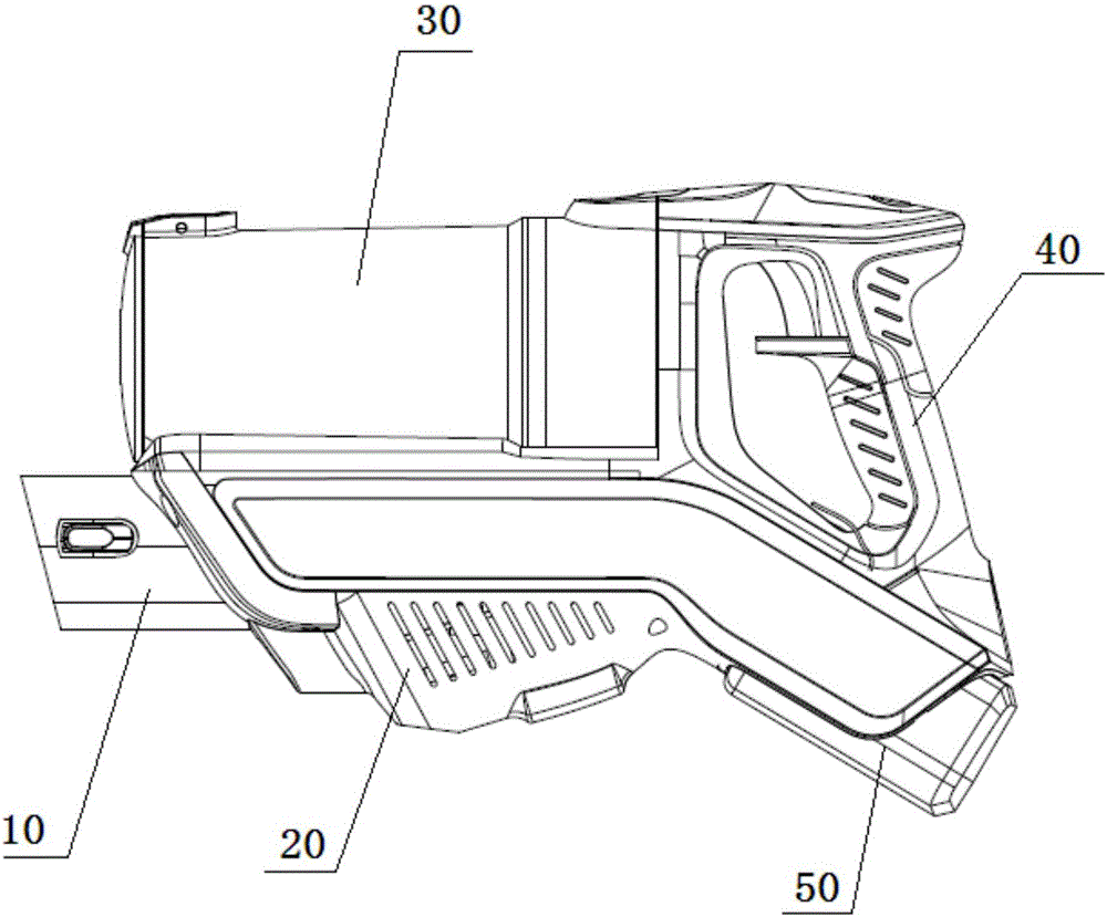 Handheld vacuum cleaner host