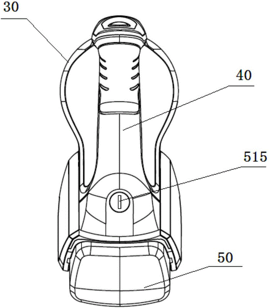 Handheld vacuum cleaner host