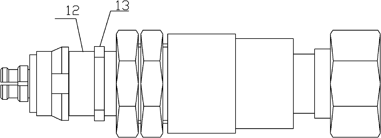 SMP (symmetrical multi-processing) radio frequency coaxial load