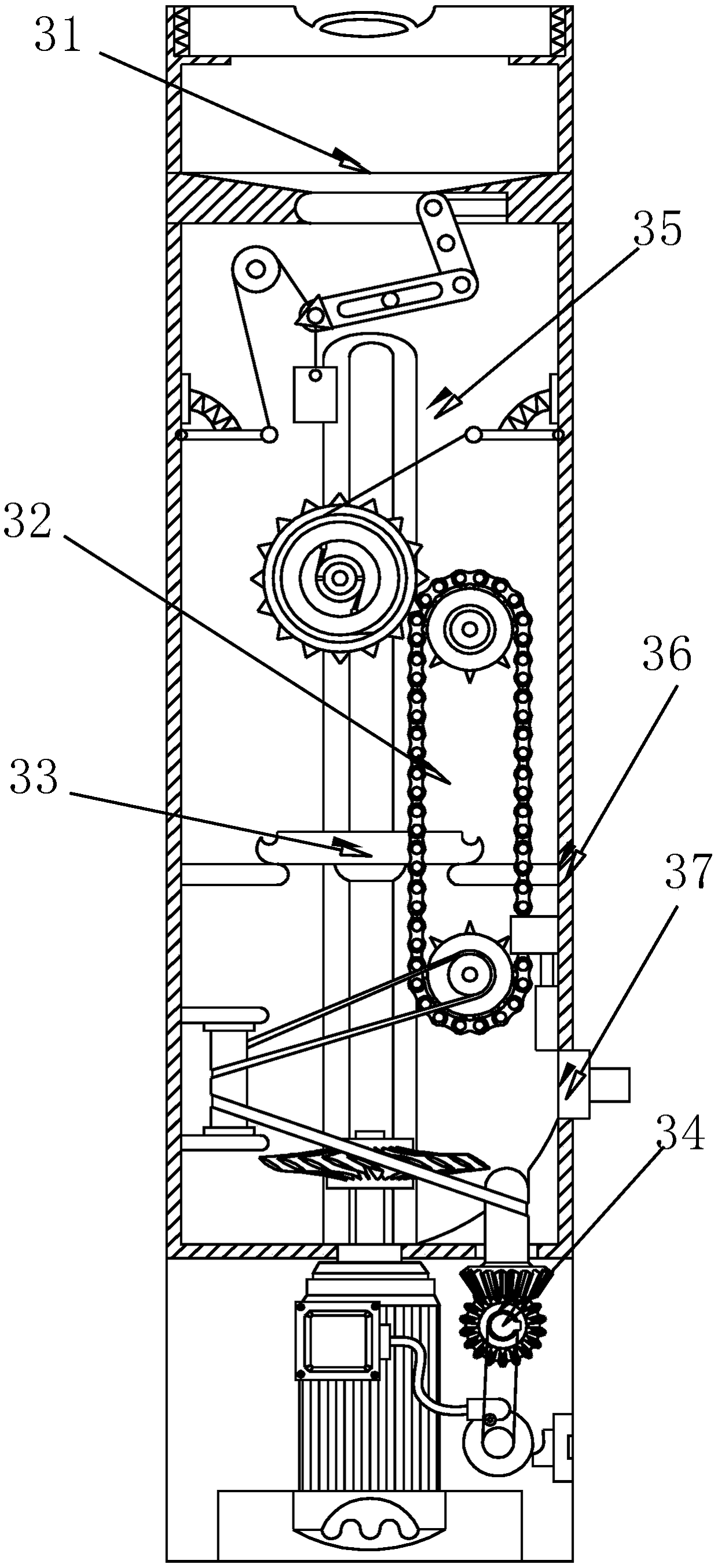 Industrial wastewater purifying treatment device for reducing wastewater discharge