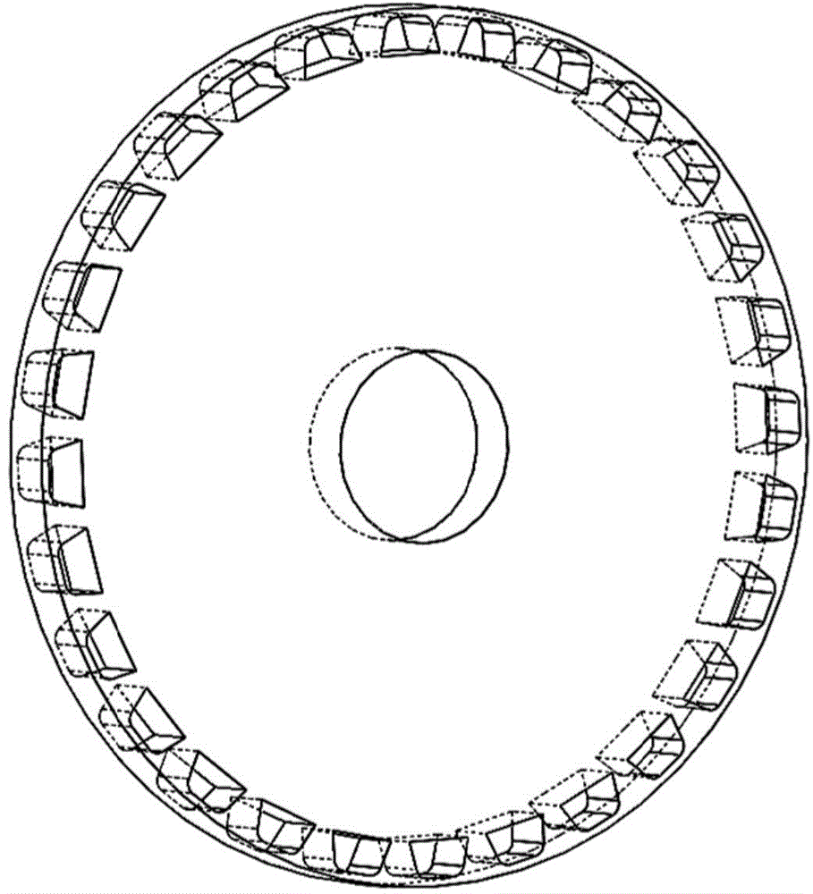 Caterpillar band type mobile robot wheel band structure adaptive to complicated road conditions