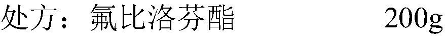 Flurbiprofen axetil structure fat emulsion injection liquid and preparation method thereof