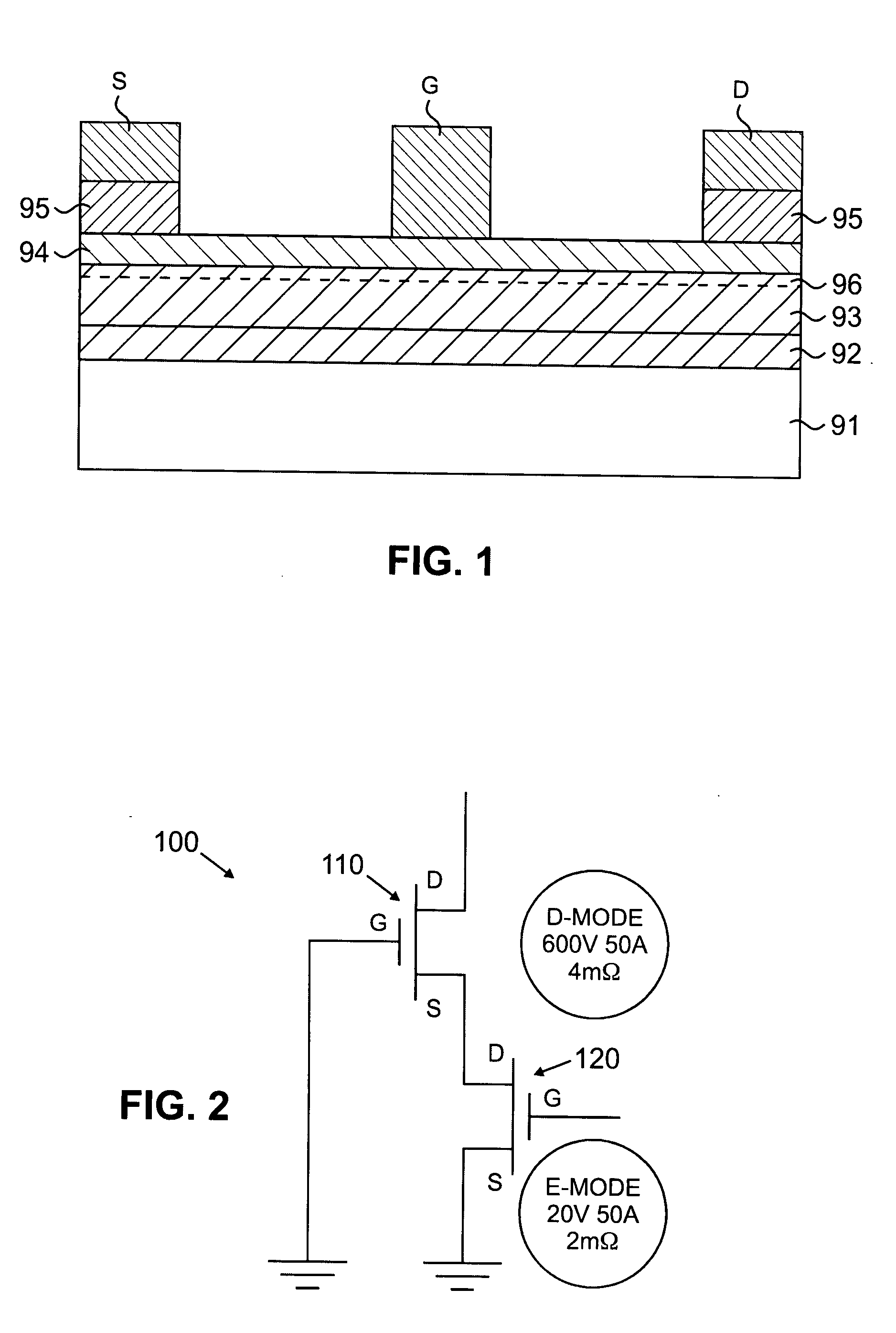 Cascode circuit employing a depletion-mode, GaN-based fet