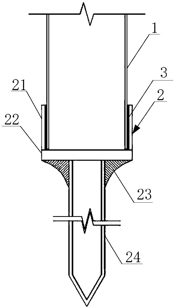 High-rise deviation rectifying drainage well construction device, pressure relief well construction device and deviation rectifying method