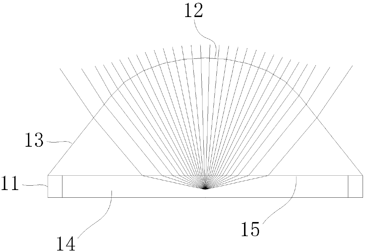 Lens and LED light source device adopting same