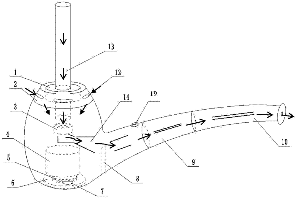 Tobacco pipe with electronic atomization function