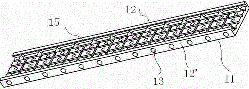 A convex three-dimensional combined license plate