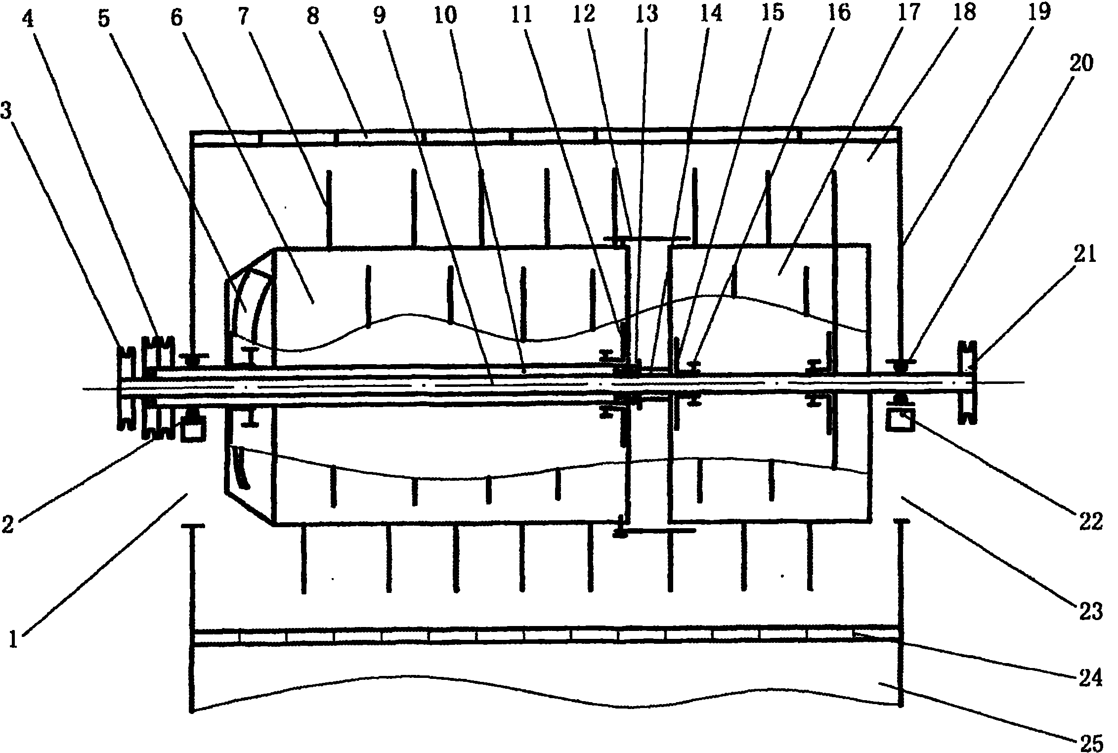 Closed coaxial differential arch dental roller