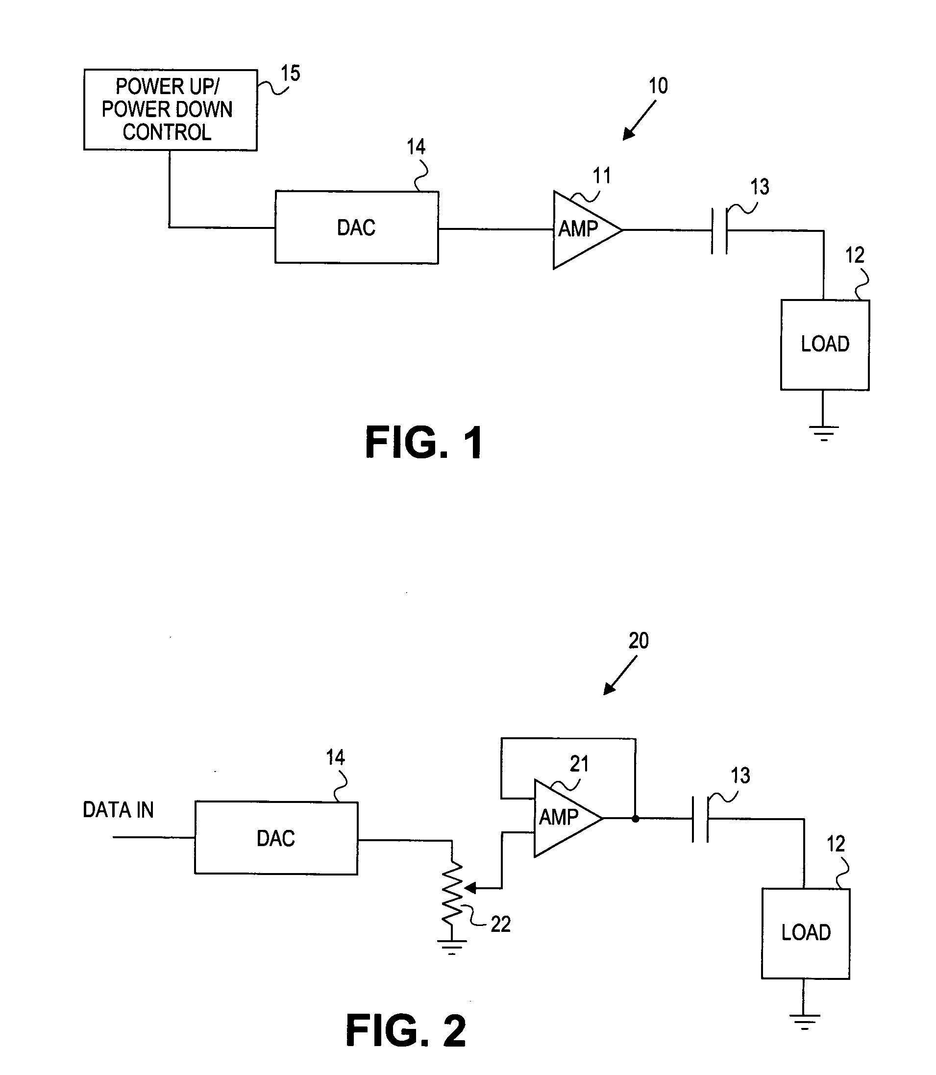 Pop and click reduction using DAC power up and power down processing