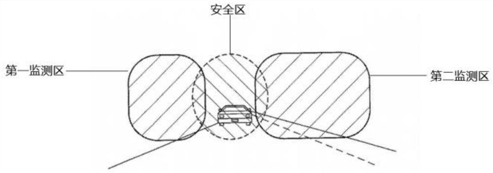 Method and device for unmanned vehicle detection of side rockfall