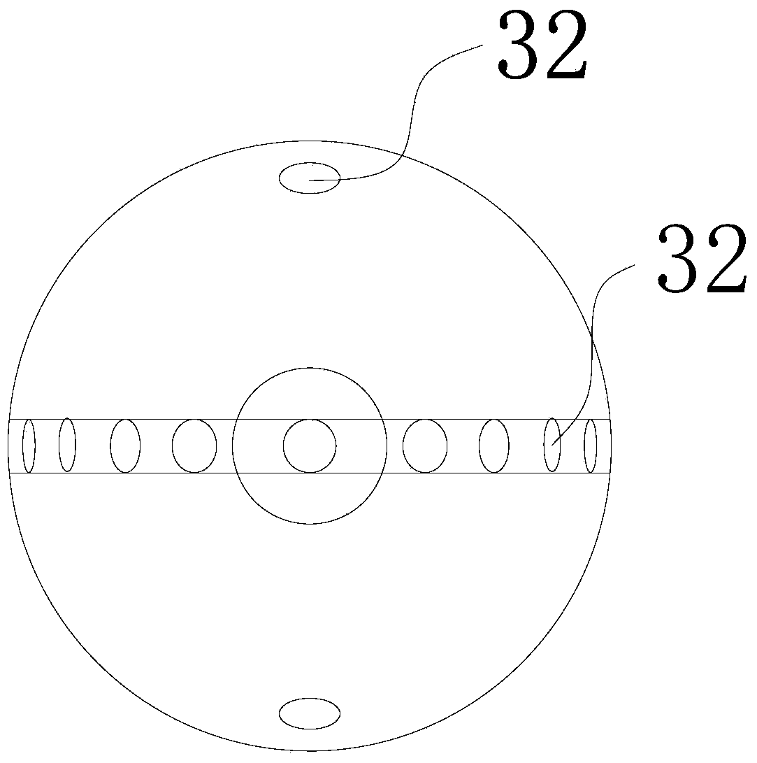 An interelectrode discharge ablation device