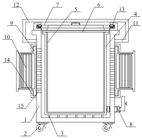 Safe storage device for chemical new material