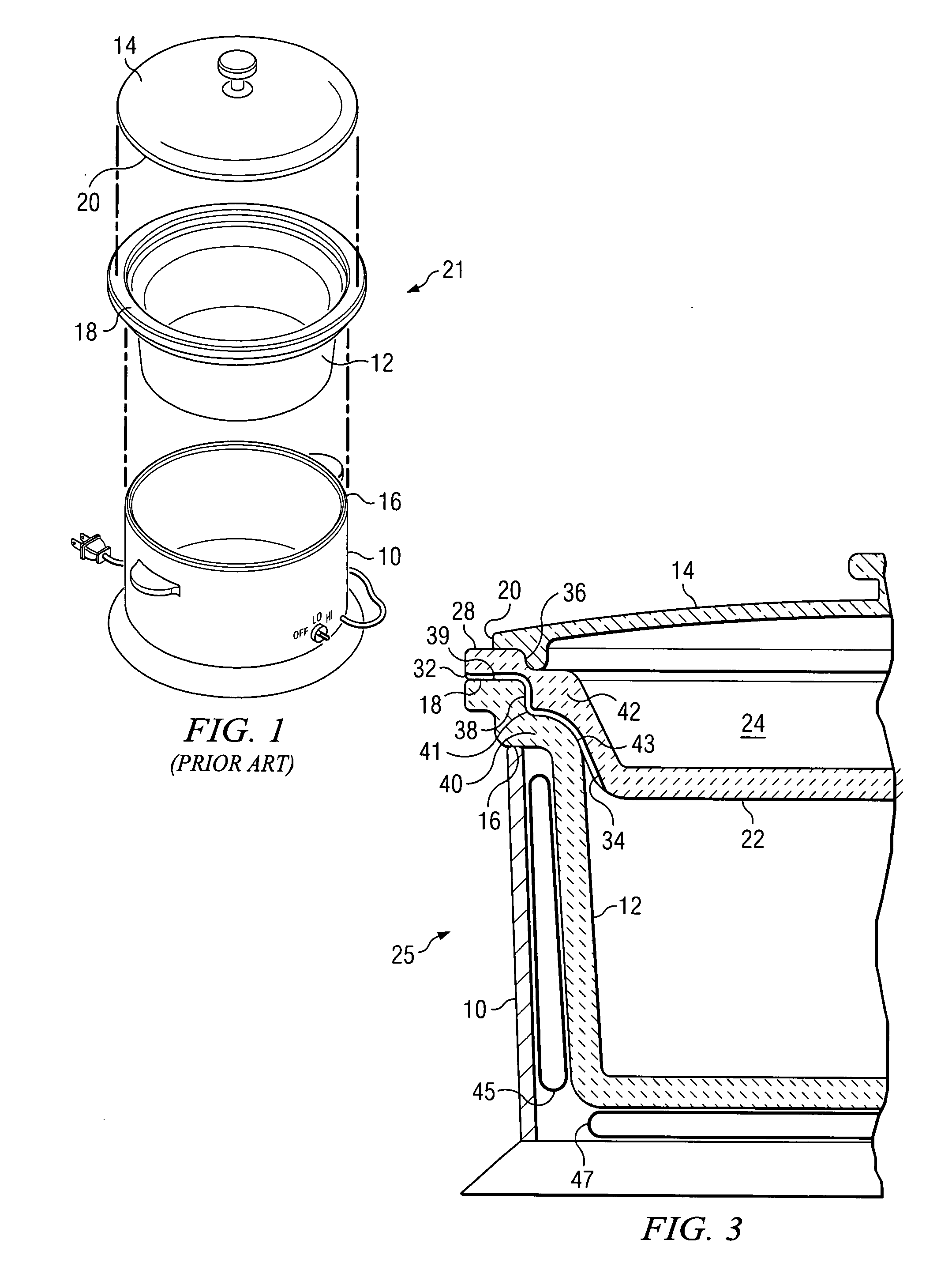 Adapter for a slow cooker