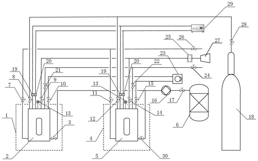 Gas hydrate method seawater desalination system and method