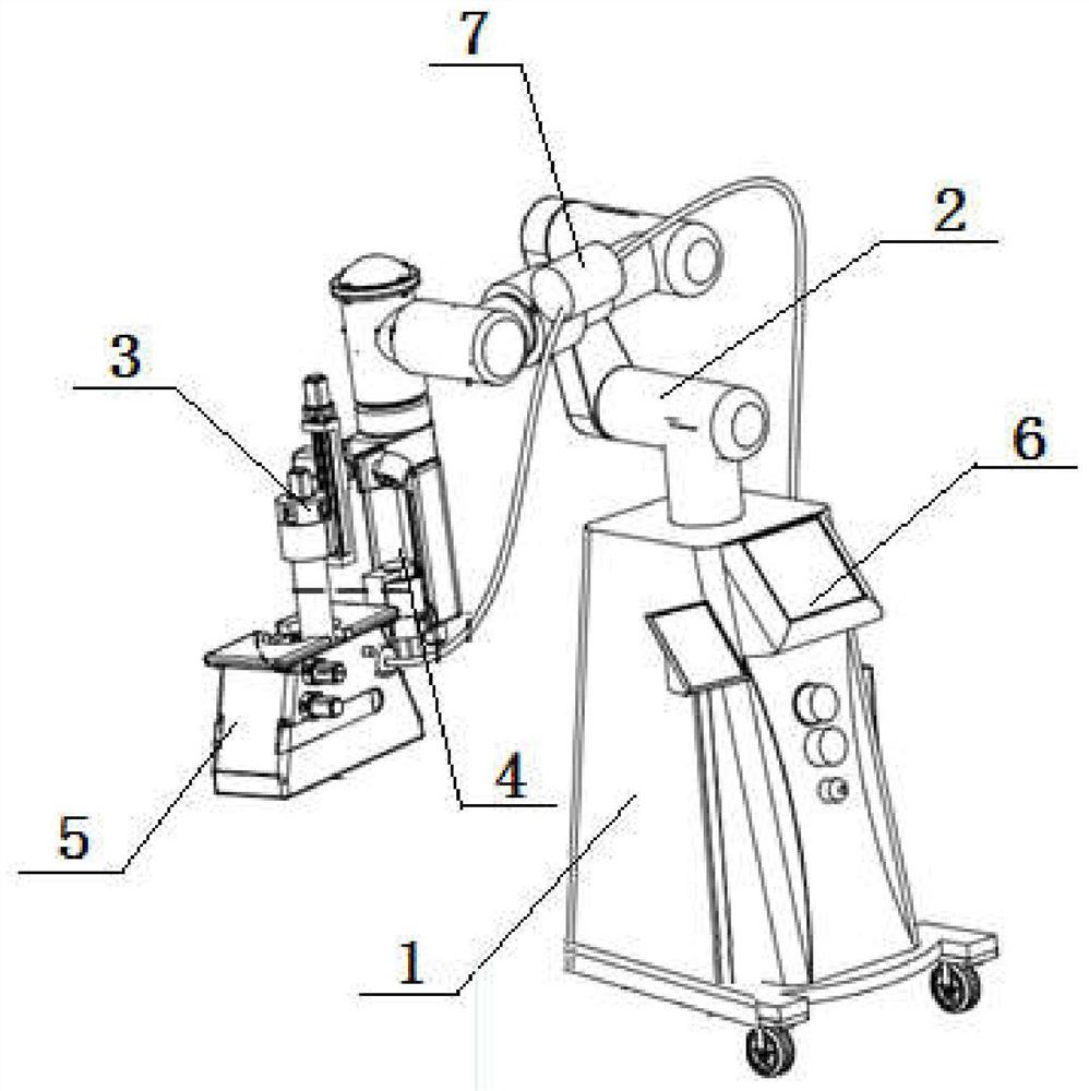 Intelligent household moxibustion robot