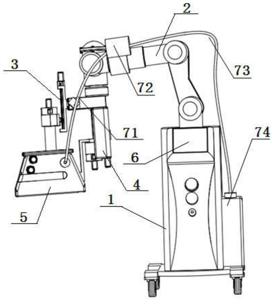 Intelligent household moxibustion robot