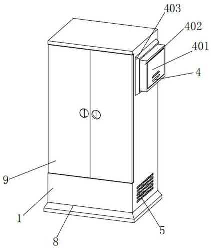 Energy-saving flame-retardant high-low voltage switch cabinet