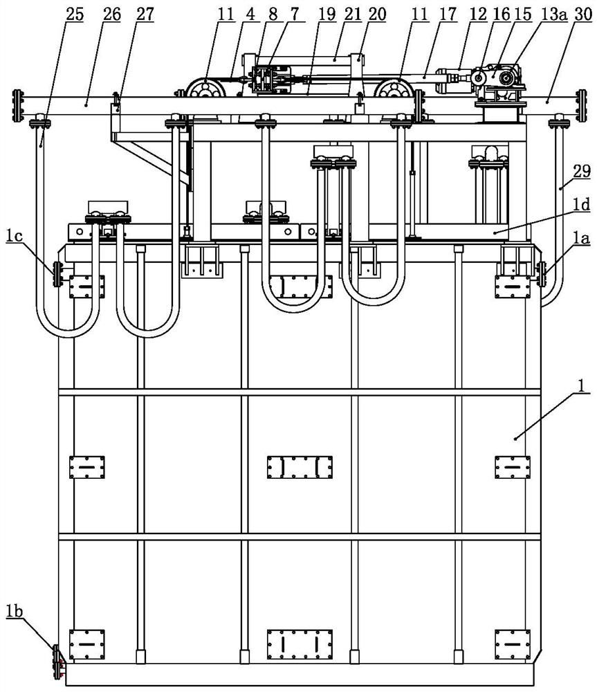 A cooling crystallization box