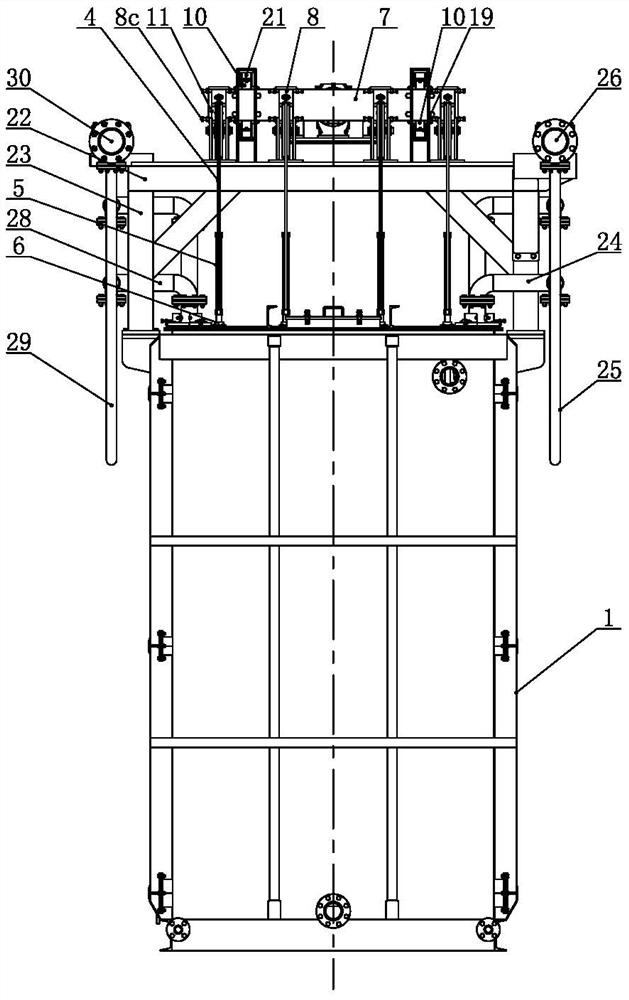 A cooling crystallization box