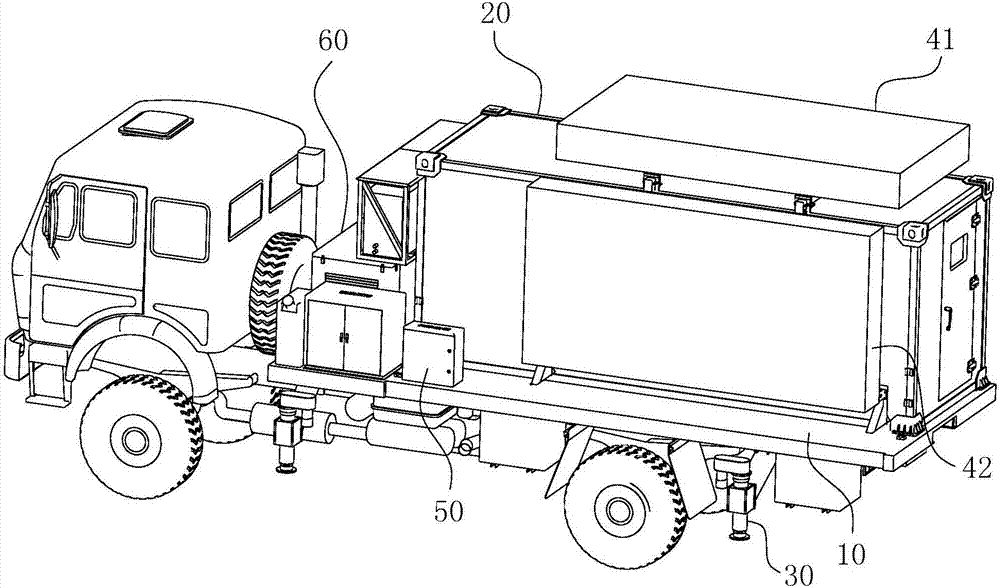 High-mobility large-scale radar vehicle