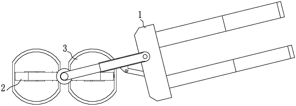 Vehicle-mounted type rapid trimming device of highway green plants