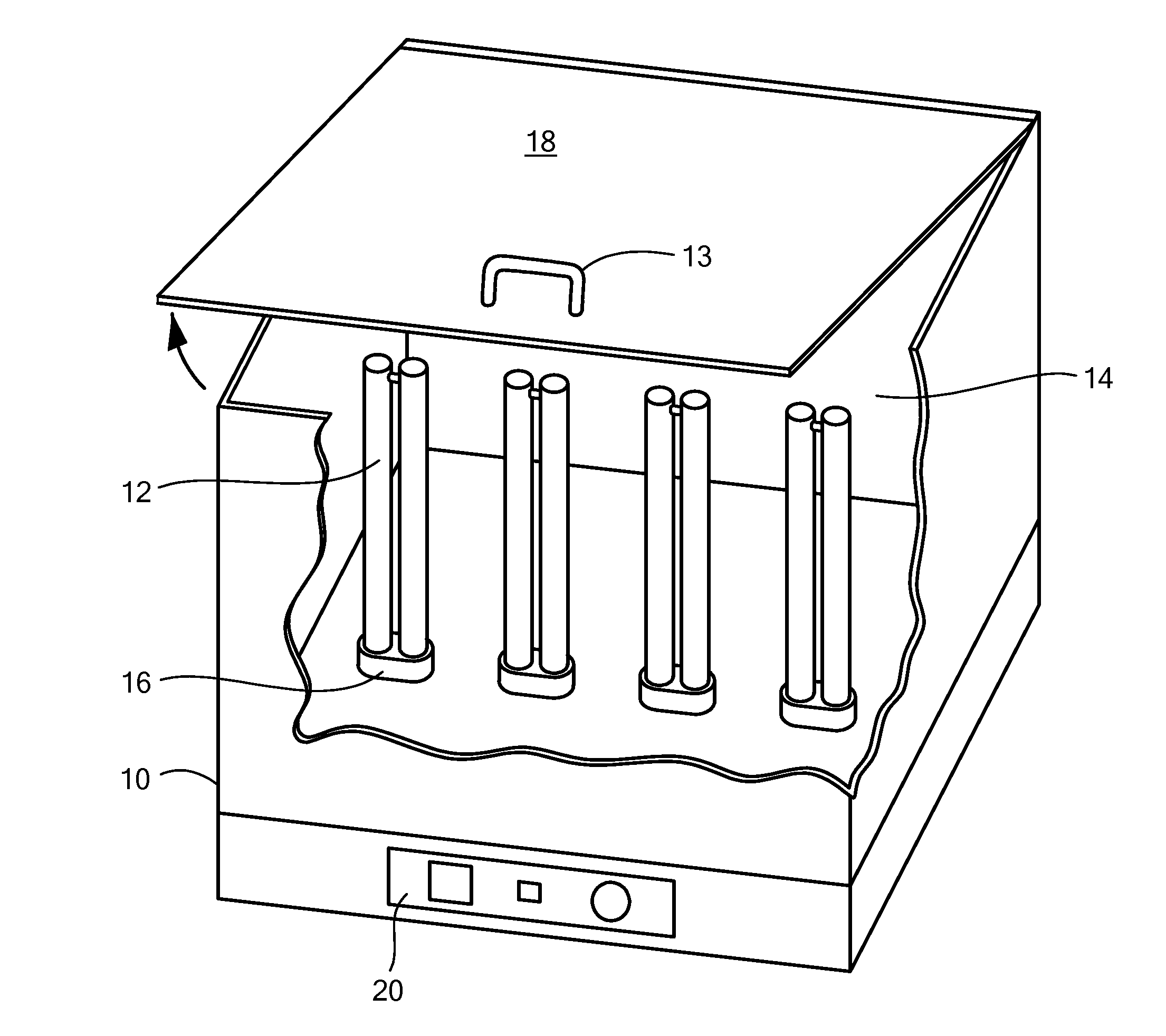 Ultraviolet disinfection system for athletic items