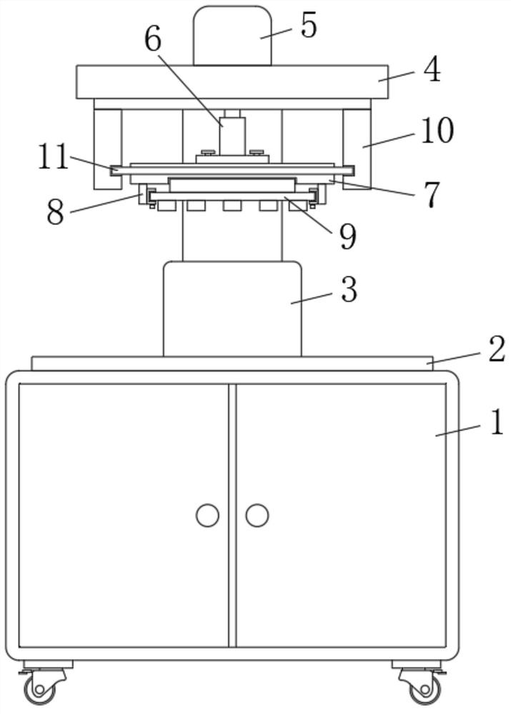 Gear cutting tool replacing device