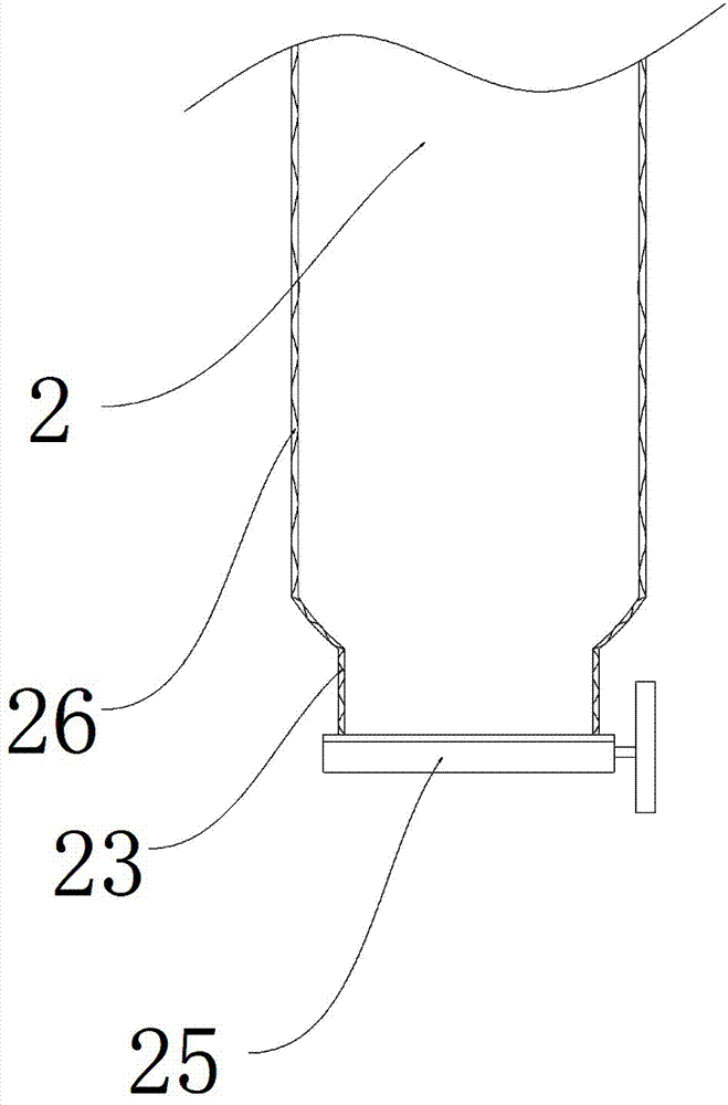 Tail gas treatment device of high-temperature sintering furnace for graphite production