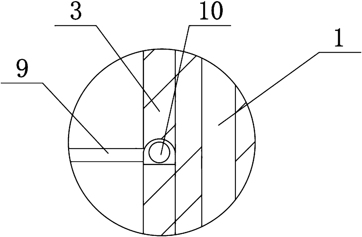 Novel mounting tool for railway bridge pier hanging basket